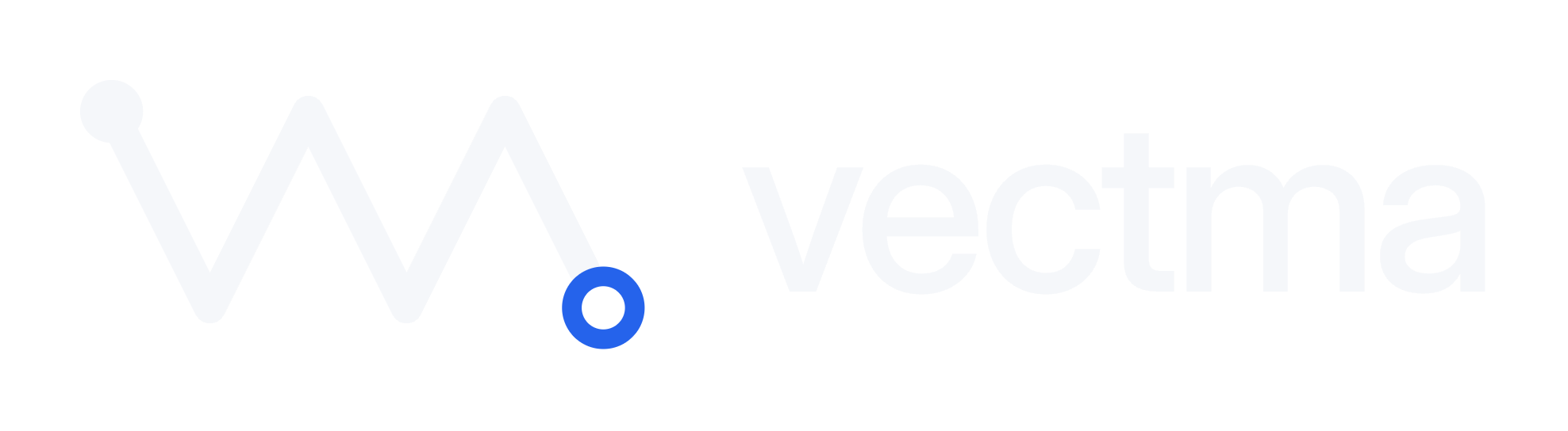 Vectma logo in white